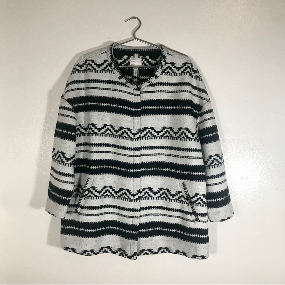 Melrose & Market Womens Oversized Coat Sz Large